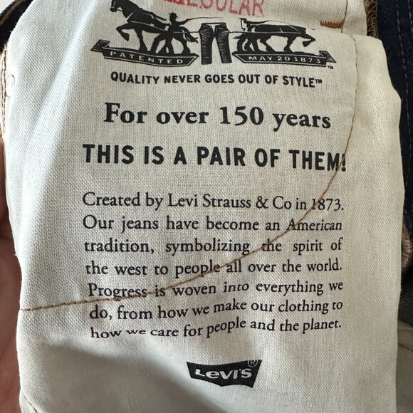 Levi's Men's 514 Straight Fit 32x30 Denim Jeans - Picture 9 of 14